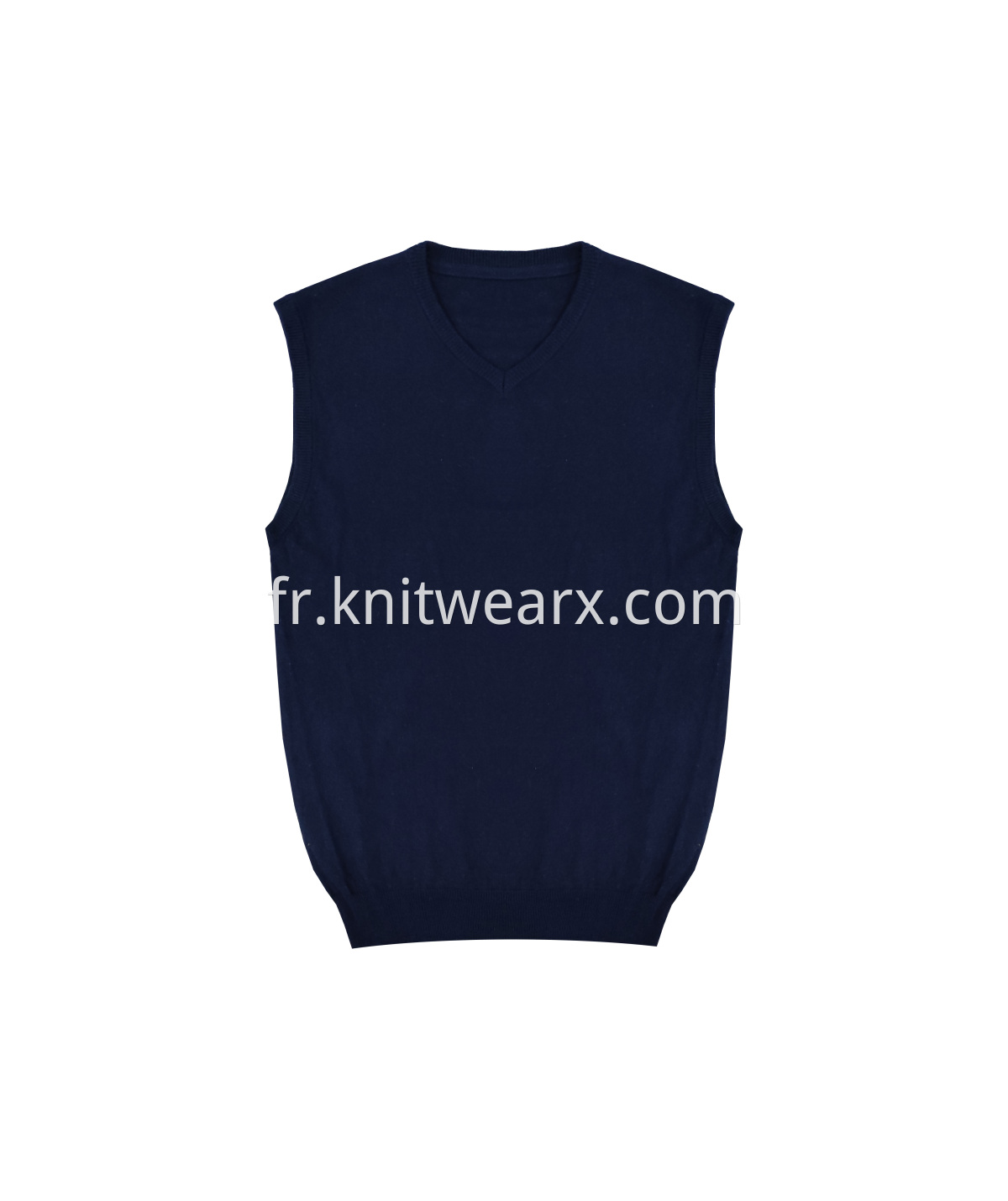 Men's Knitted Warm Vest V-neck Sweater